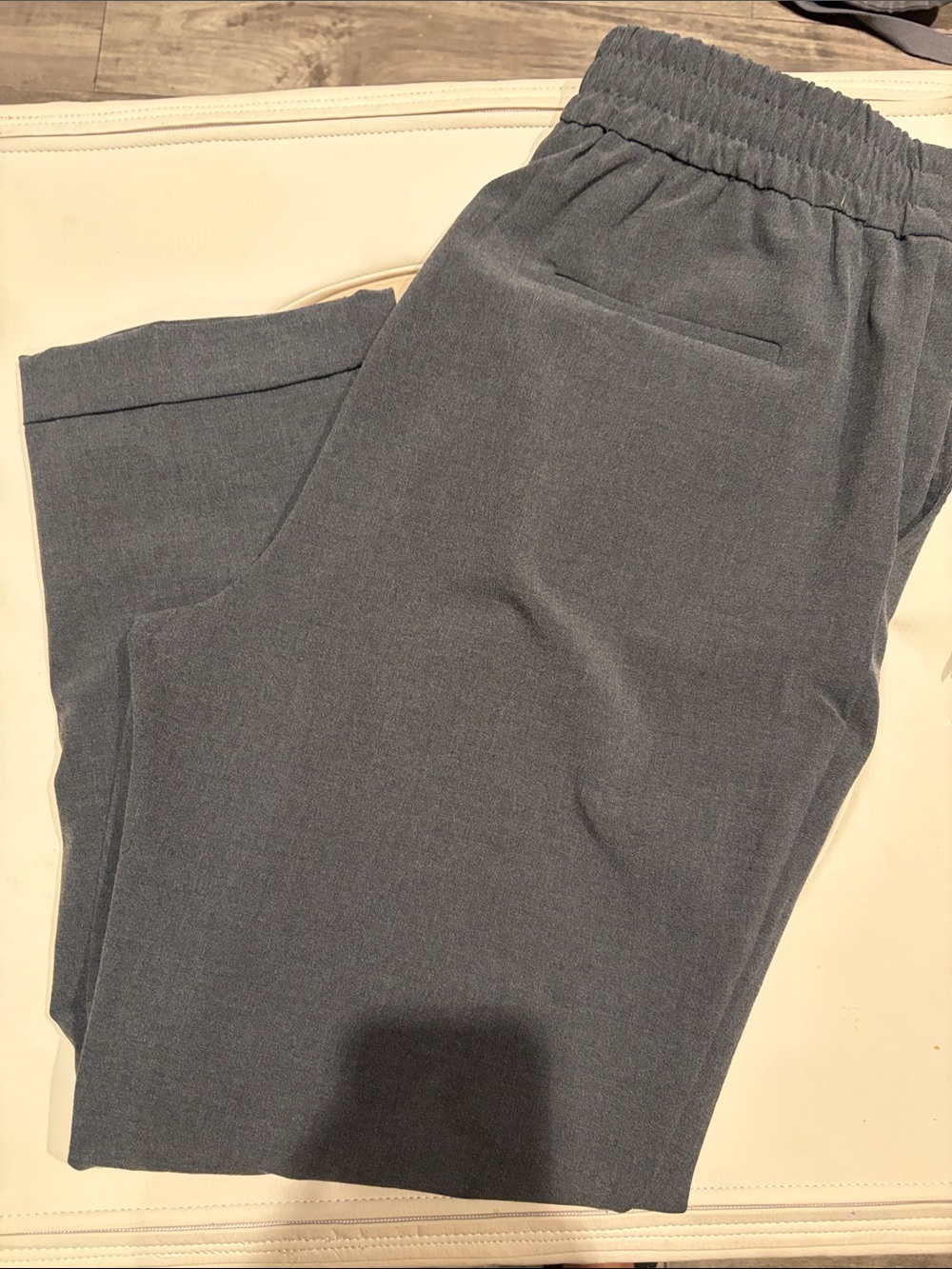 Rachel Zoe Men's Gray Elastic-Waist Dress Pants